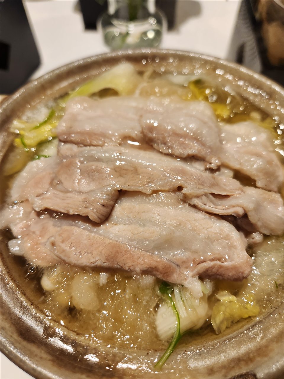 돼지고기 샤브 나베